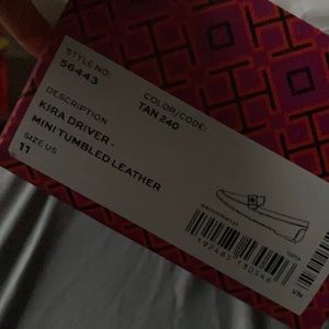 Brand New Kira Driver in Tan Size 11